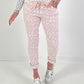 Broek met patroon - roze