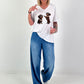 T-Shirt Dachshund - white