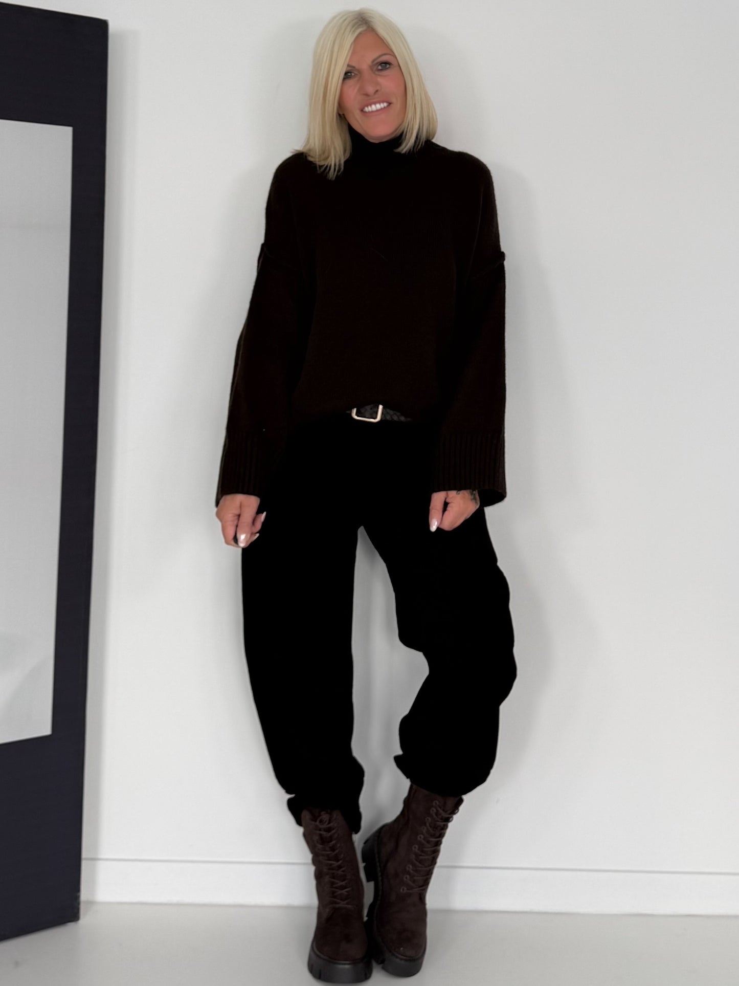 Kuscheliger Pullover - mokka