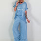 Jeansshirt Perfectly Imperfect - hellblau