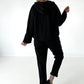 Jacke mit goldenen Nieten-Details - schwarz