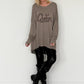 Oversized Shirt Queen - taupe