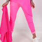 Hose im Knit-Look - neonpink ( lieferbar ab 26.04.26)
