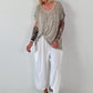 Fine knit shirt Mouse - beige