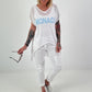 Netzshirt Monaco - weiss-hellblau