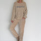 Zachte trui Whatever - beige