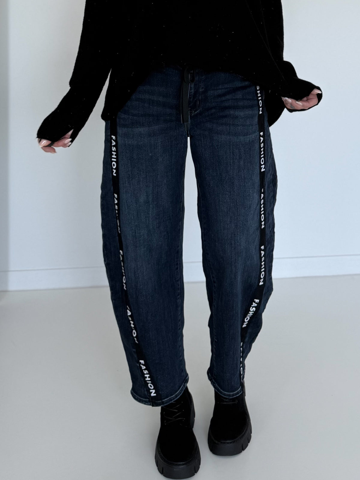 Ballonjeans Mode - donkere denim