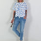 Sweat T-Shirt Leo - light blue