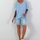 Shirt Lieblingstag - hellblau