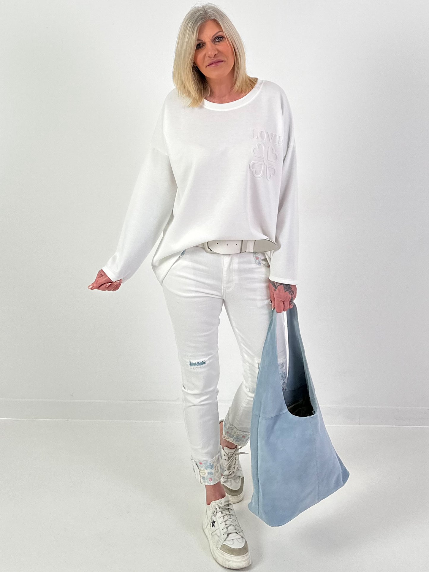 Sweater Love - weiss