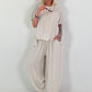 Light two-piece set - beige