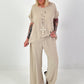 Light two-piece set - beige