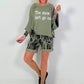 Oversized Shirt Show Must Go On - khaki