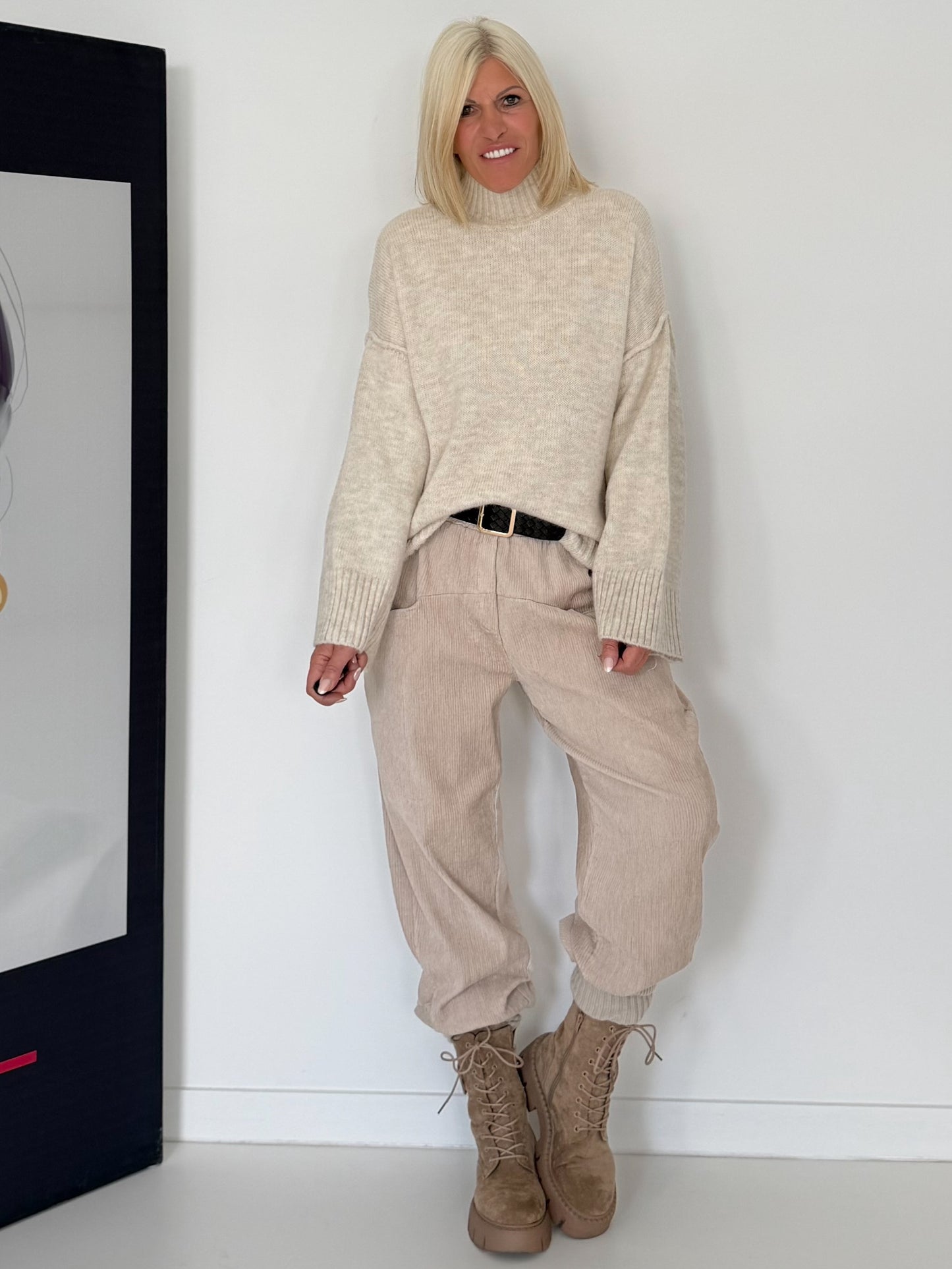 Kuscheliger Pullover - ecru