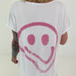 T-Shirt Smile - weiss