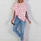 Sweatshirt Leo - pink