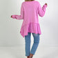 Sweater "Drift Ensemble" - rosa
