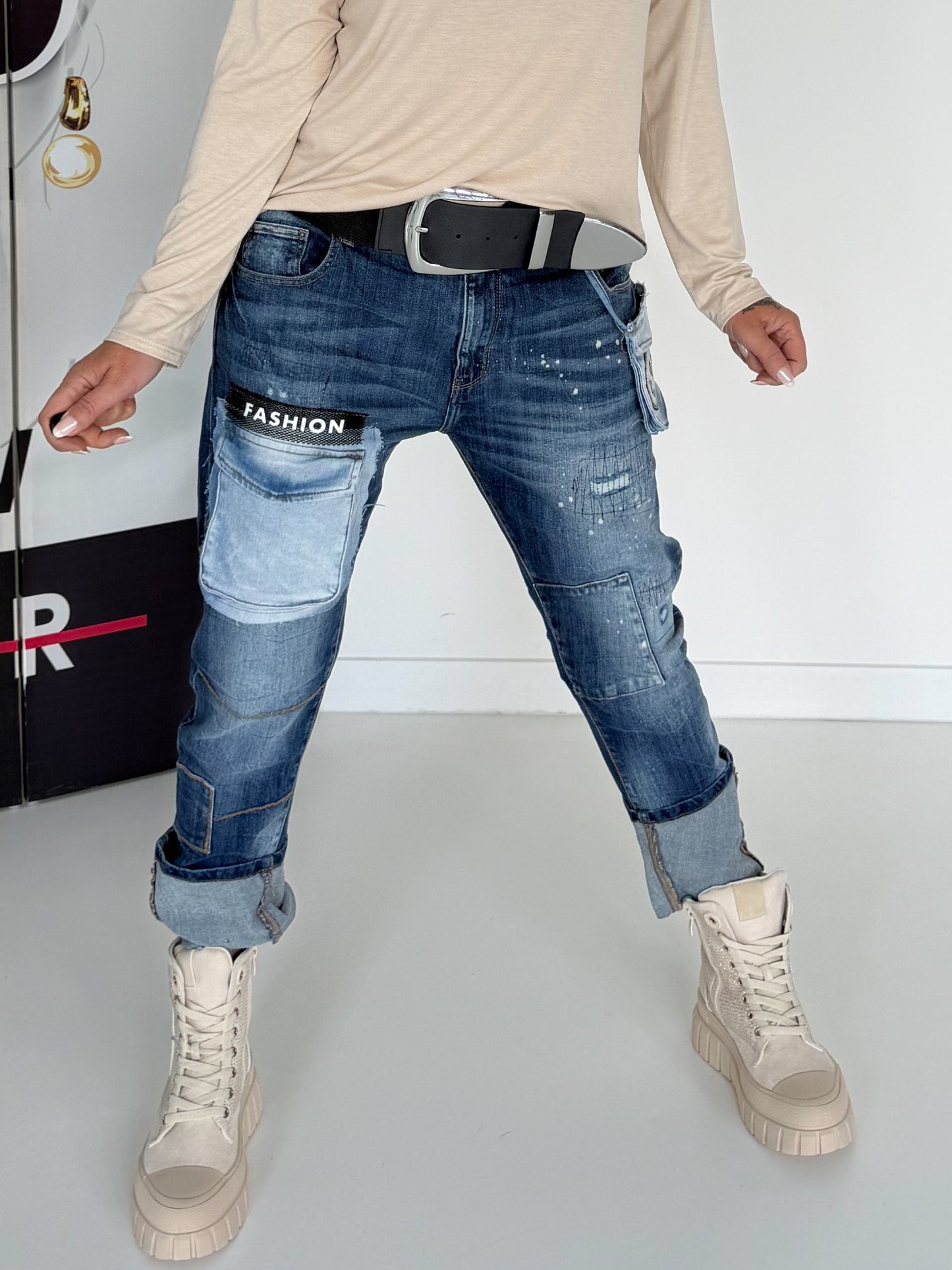 Jeans Fashion Smiley - denim