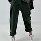Hose mit besonderem Design - oliv