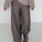 Vegane Lederhose 2 Looks - taupe