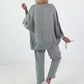Oversized Linen Shirt - Grey