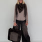 Weicher Basic Pullover - taupe