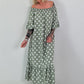 Carmen Sommerkleid mit Tupfen - khaki