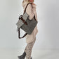 Backpack in vintage leather look - Gray
