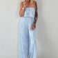 Romantischer Sommer Overall - hellblau