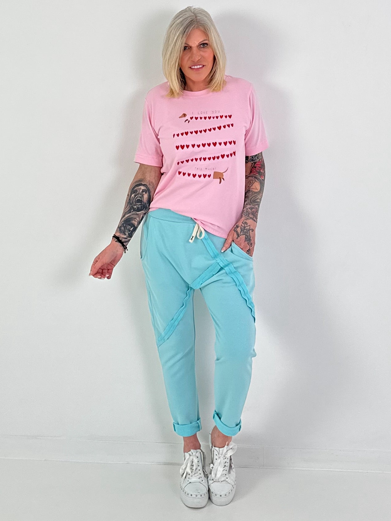 Shirt Dog Love - rosa