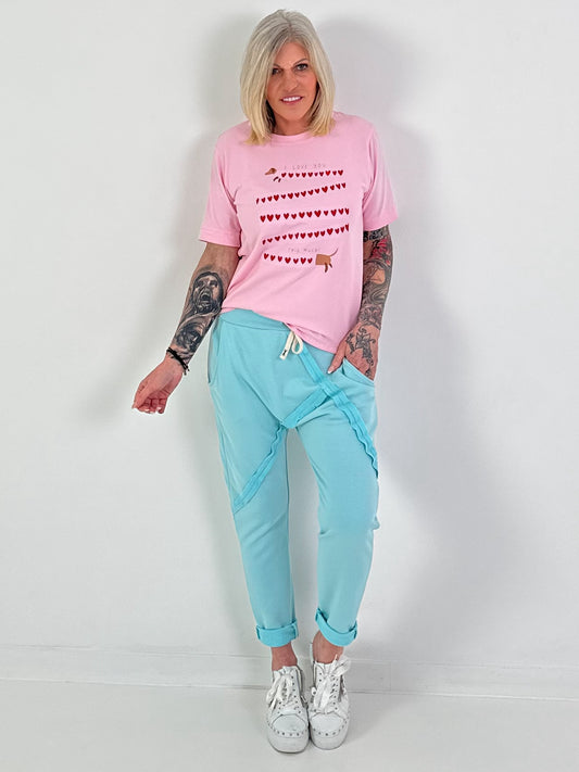 Shirt Dog Love - rosa