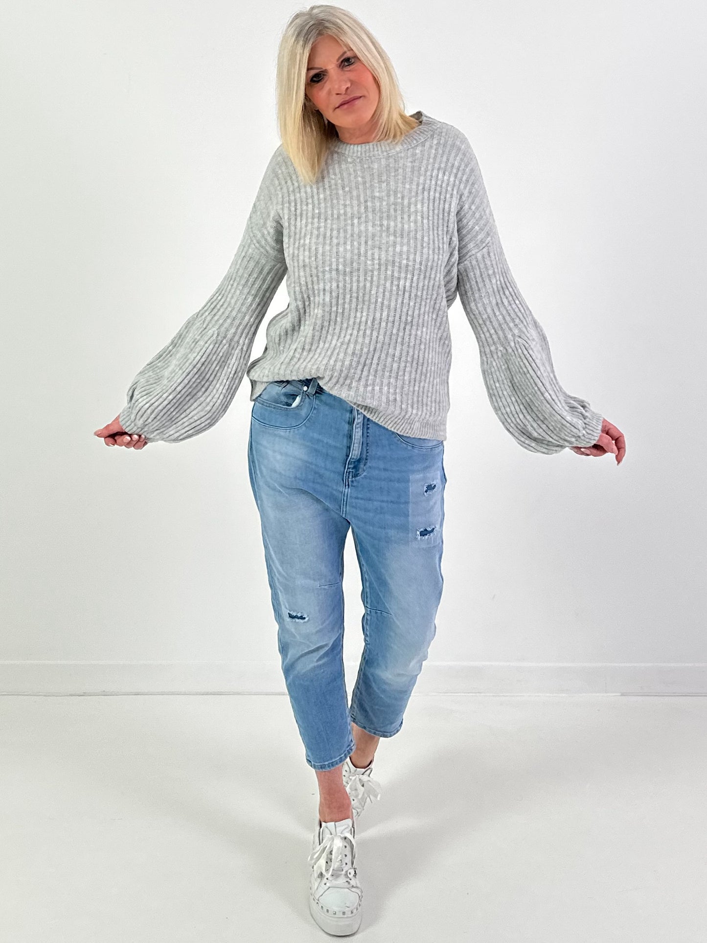 Boyfriend Jeans Modell "Stuffstart" - denim