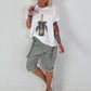 T-Shirt Champagne - weiss