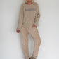 Zachte trui Whatever - beige