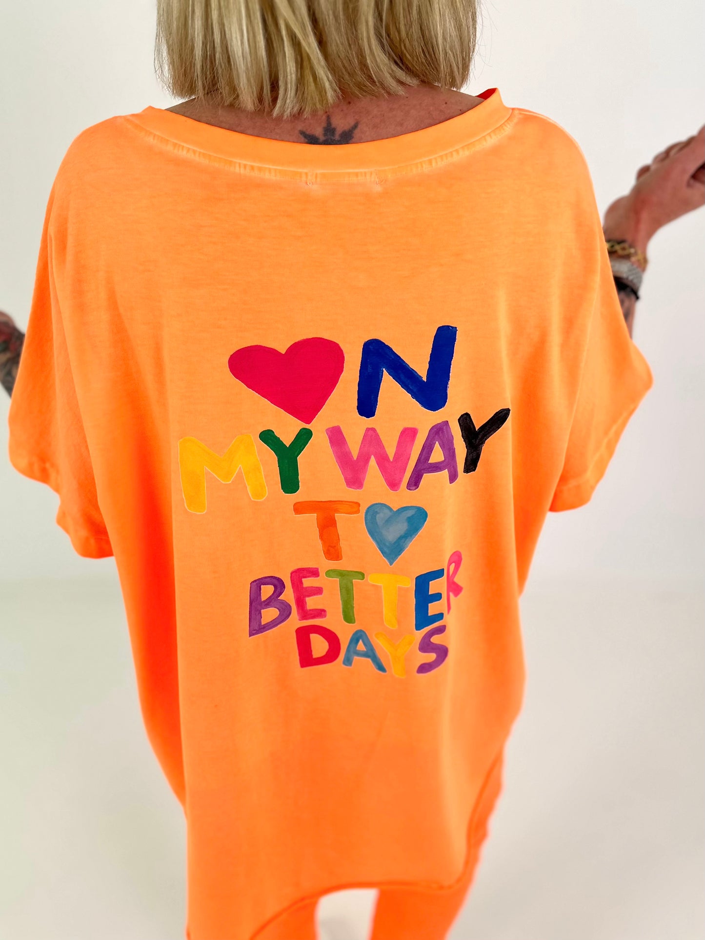 T-Shirt My Way - neon orange