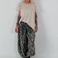 Oversized T-Shirt Rundhals - beige