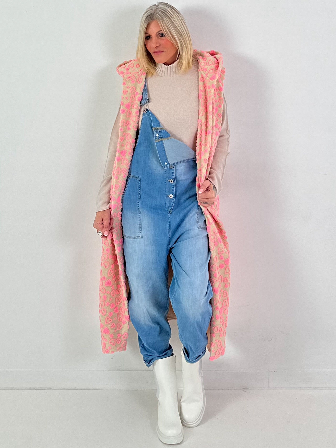 Jeans Latzhose Modell "Blue Over" - denim