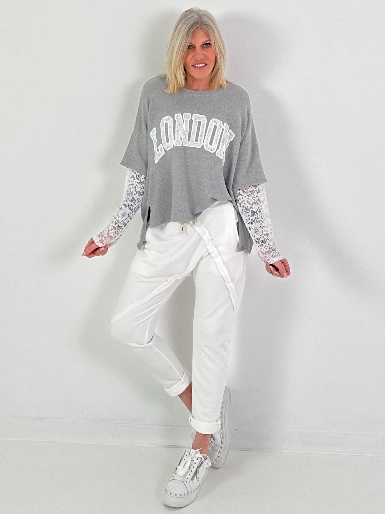 Sweater London - grau