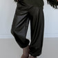 Vegane Lederhose 2 Looks - oliv