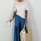 T-shirt with glitter details - white