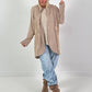 Oversized militair blazer model “Glam Officer” - beige