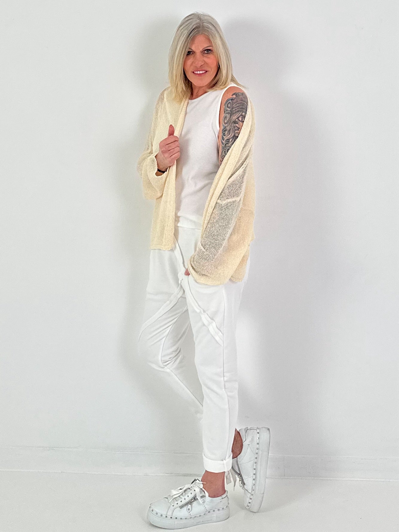 Second choice mesh jacket - cream