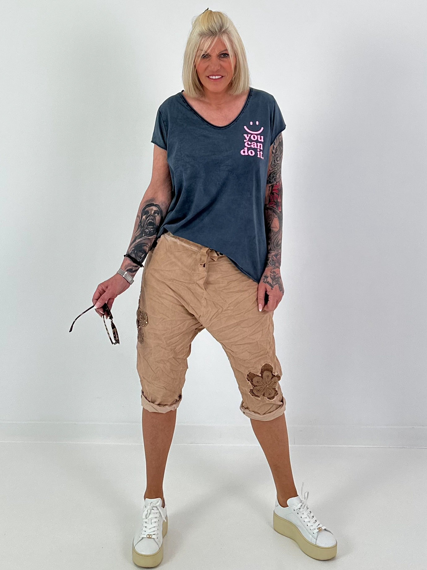 T-Shirt You Can - denim blue