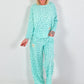 Two-piece set Leo - watergreen