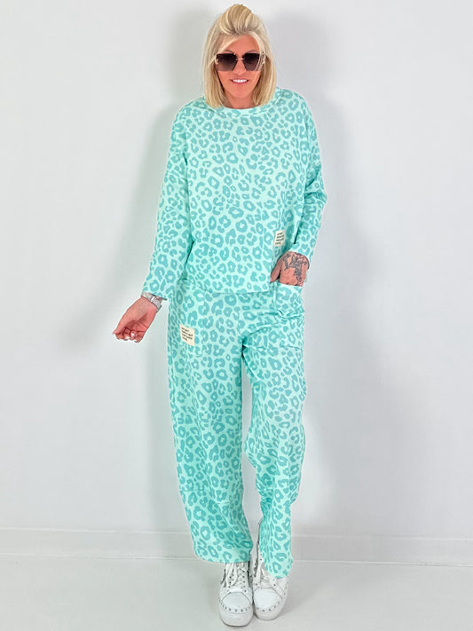 Two-piece set Leo - watergreen