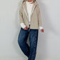 Light Jacket with Hood - beige