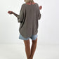 Structured shirt - taupe