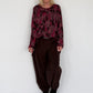 Shirt im Allover-Camouflage-Look - burgundi-mehrfarbig