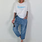 Oversized Shirt Sunset - white