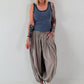 Ripp Tank Top stone washed - blau